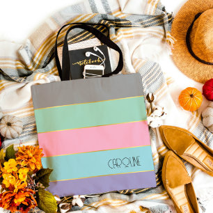 Sac fourre-tout à thème stylé et chic avec motif p