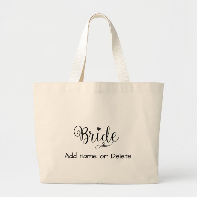 Sac fourre-tout à toile de cadeau de mariage de (Devant)