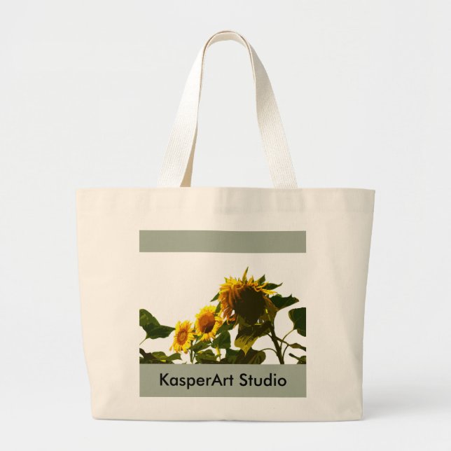Sac fourre-tout à tournesol (Devant)