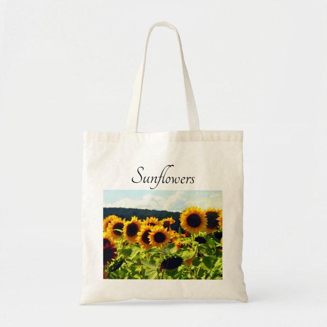 Sac fourre-tout à tournesols (Devant)