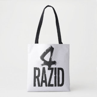 Sac fourre-tout à typographie minimale RAZID – Mod