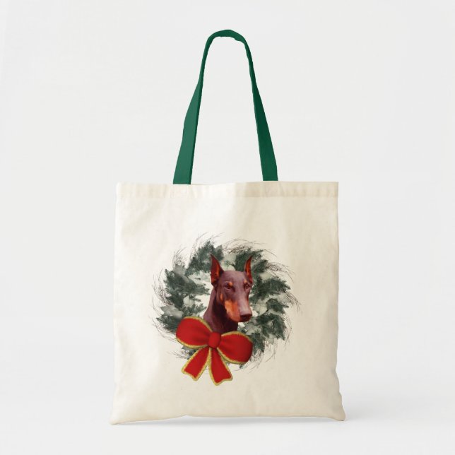 Sac fourre-tout à vacances de Noël de guirlande de (Devant)