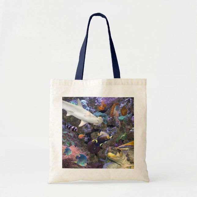 Sac fourre-tout à vie marine (Devant)