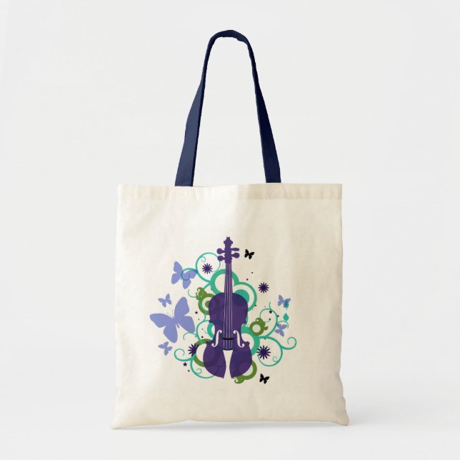 Sac fourre-tout à violon de ciel (Devant)