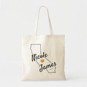 Sac fourre-tout à week-end d'accueil de mariage de