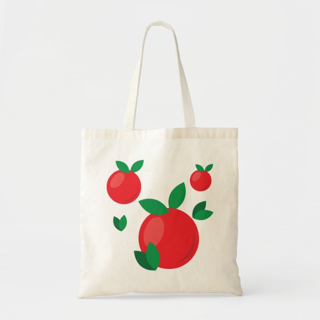 Sac fourre-tout Abstrait Apple personnalisable (Devant)