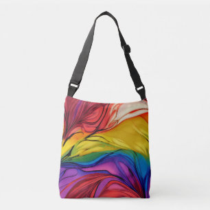 Sac fourre-tout Abstrait de carrosserie florale
