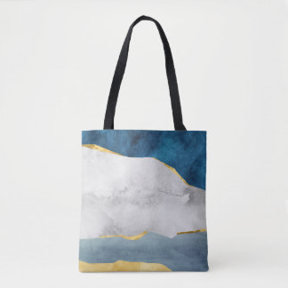 Sac fourre-tout Abstrait moderne avec accents or