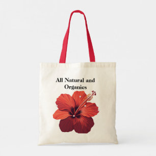 sac fourre-tout "All Natural & Organics" - Hibiscu