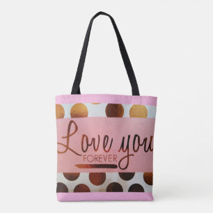 sac fourre-tout All-Over-Print "Love You Forever"