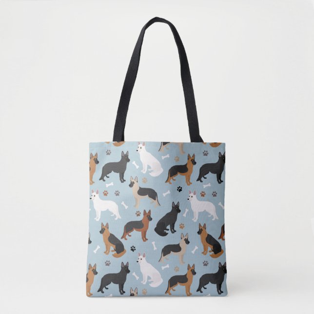 Sac fourre-tout allemand des os et des pattes (Devant)