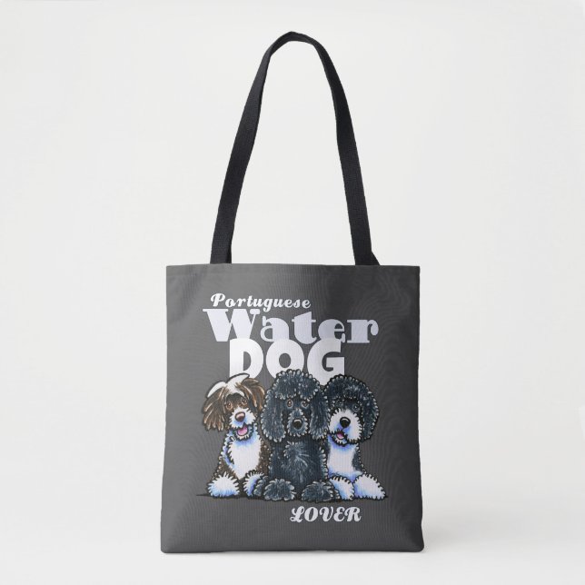 Sac fourre-tout Amoureux des chiens portugais (Devant)