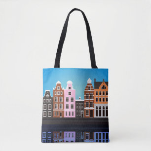 Sac fourre-tout Amsterdam à impression de coutume