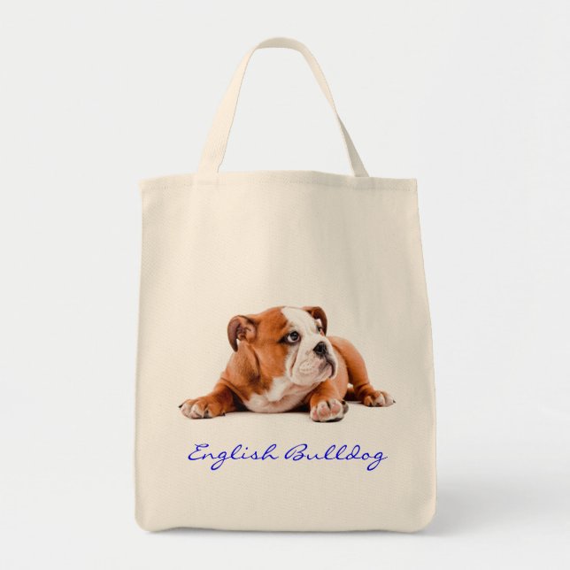 Sac fourre-tout anglais Bulldog Grocering (Devant)