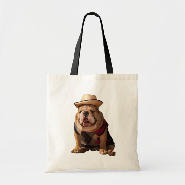 Sac fourre-tout anglais de Chien Chien Chien Chien (Devant)