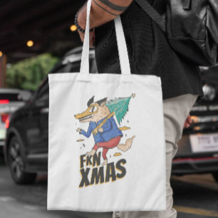 Sac fourre-tout anti-loup de Noël