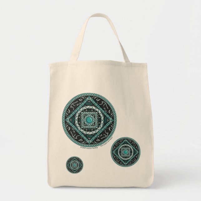Sac fourre-tout Aquarius Mandala (Devant)
