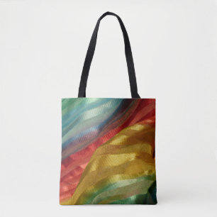 Sac fourre-tout arc-en-ciel multicouleur
