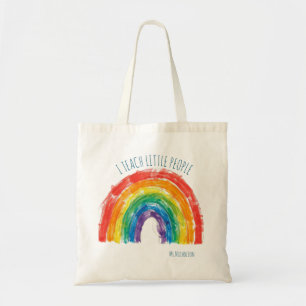 Sac fourre-tout arc-en-ciel pour enseignant Cadeau
