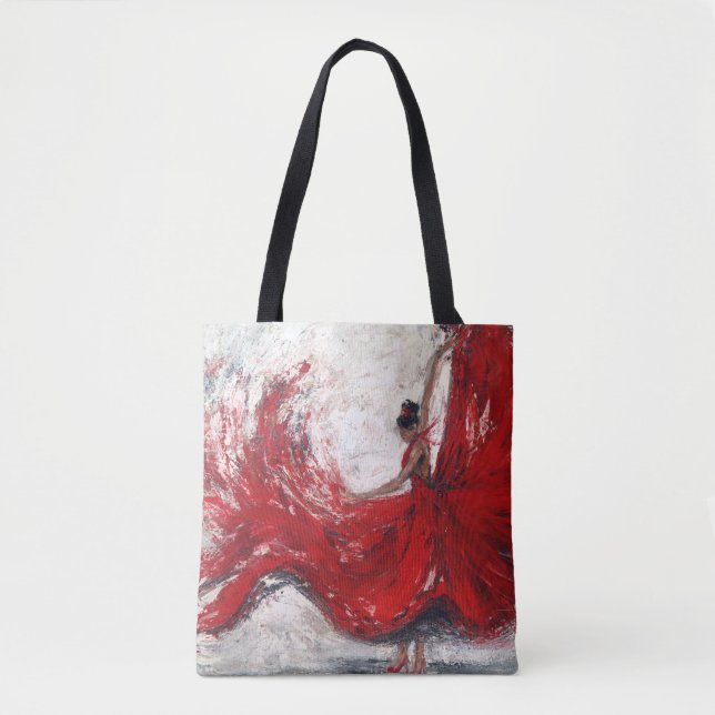 Sac fourre-tout artistique "Elle tourne" (Devant)