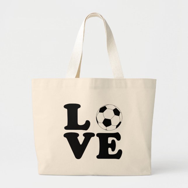 Sac fourre-tout au football d'amour (Devant)