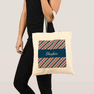 Sac fourre-tout audacieux rétro mignon   étoiles e