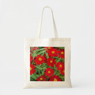 Sac fourre-tout aux fleurs rouges jaunes