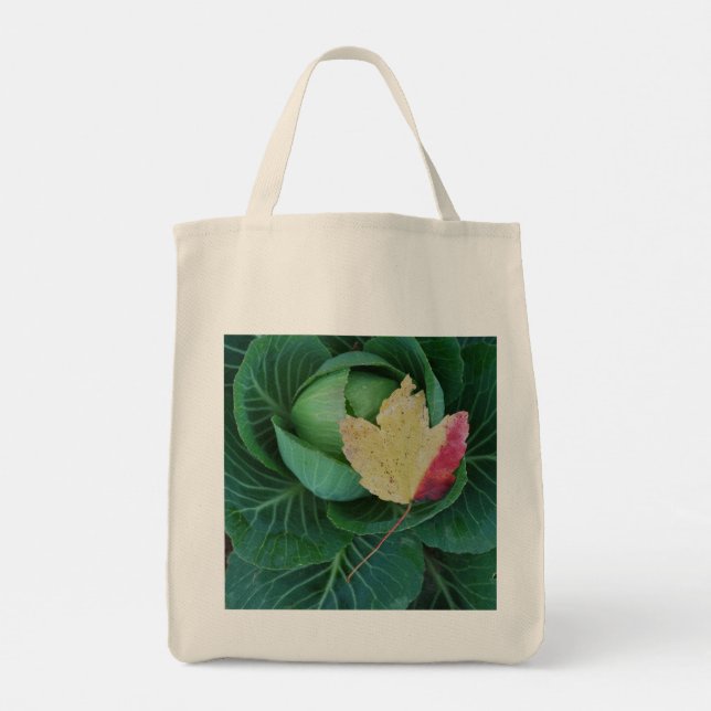 Sac fourre-tout avec chardonneret / Chou avec feui (Dos)