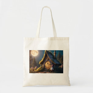 Sac fourre-tout avec charme Gnome Cabine lune