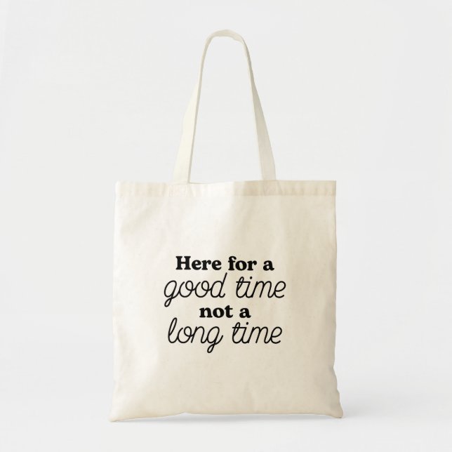 Sac fourre-tout avec citation drôle et sarcasme, S (Devant)