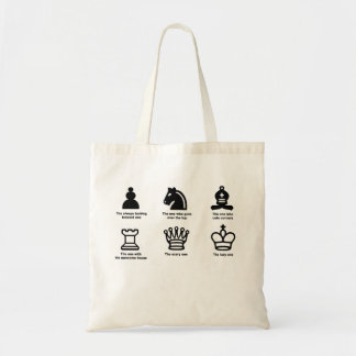 Sac fourre-tout avec drôle de conception d'échecs