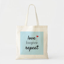 sac fourre-tout avec le message inspiré