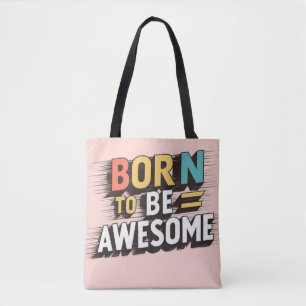 Sac fourre-tout avec lettres en gras