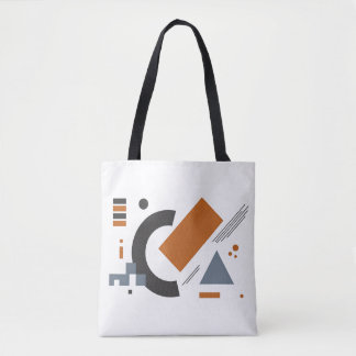 Sac fourre-tout avec motif géométrique pour journé