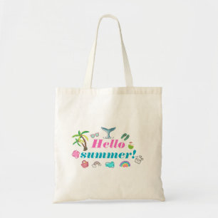 Sac fourre-tout avec Palm Tree & Vibes d'été