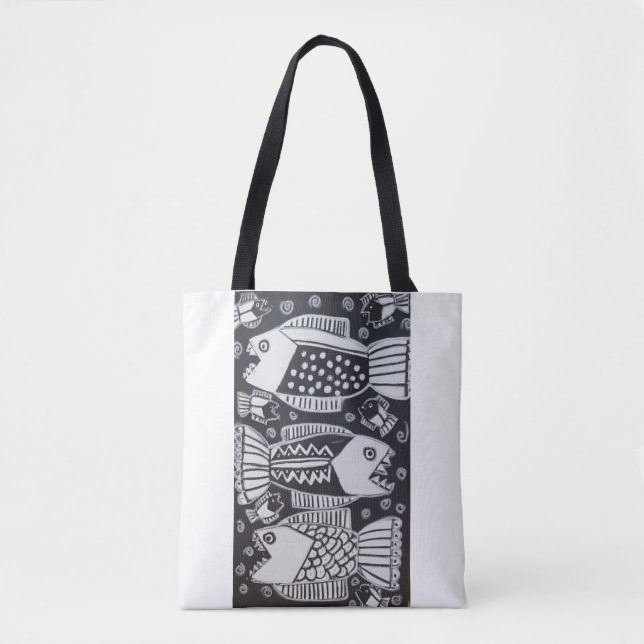 Sac fourre-tout avec poisson (Devant)