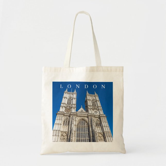 Sac fourre-tout avec vue sur l'abbaye de Westminst (Devant)