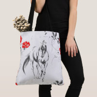 Sac fourre-tout baroque à cheval