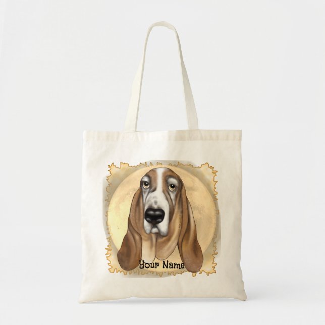 Sac fourre-tout Basset Hound (Devant)