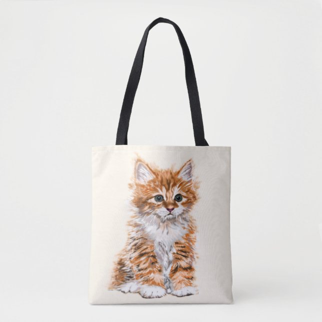 Sac fourre-tout bébé chat - Choisir la couleur (Devant)