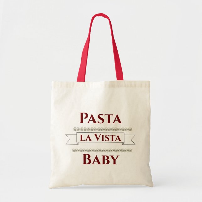 Sac fourre-tout bébé Pasta la Vista (Devant)