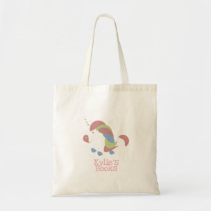Sac fourre-tout bibliothèque licorne coloré pour e