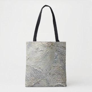 Sac fourre-tout blanc de peau de serpent d'ivoire