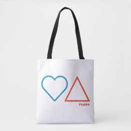 sac fourre-tout blanc "Tomber amoureux du changeme