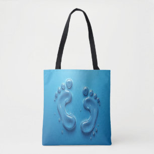 sac fourre-tout bleu 3D