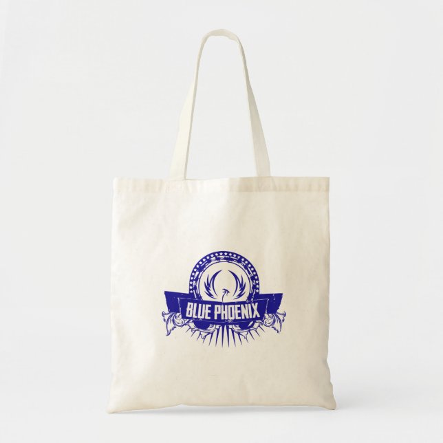 Sac fourre-tout bleu de Phoenix (Devant)
