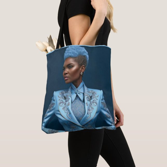 Sac fourre-tout Blue Lady (De près)