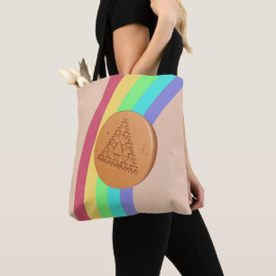 Sac fourre-tout bonbon Dalgona Arc-en-ciel