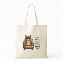 Sac fourre-tout Boss Chat Simple Mais Adorable