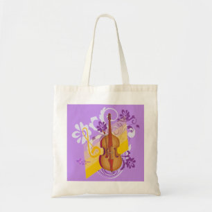 Sac fourre-tout budgétaire violet floral